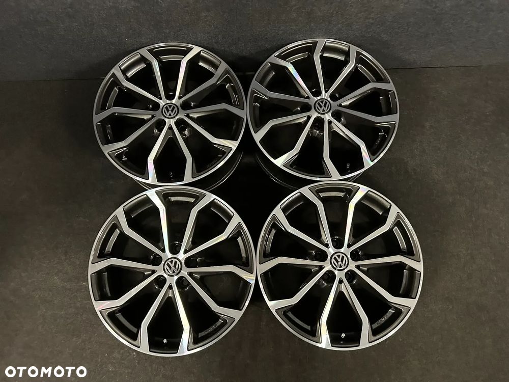 Alufelgi VW Golf 8, 7, 6, 5, Touran Caddy, Skoda Octavia III, II, Seat Leon 18 cali 5x112 4szt. Ładne! - 3