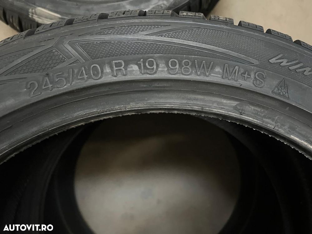 Vând set anvelope 245/40/19-275/35/19 vredestein de iarnă noi - 8