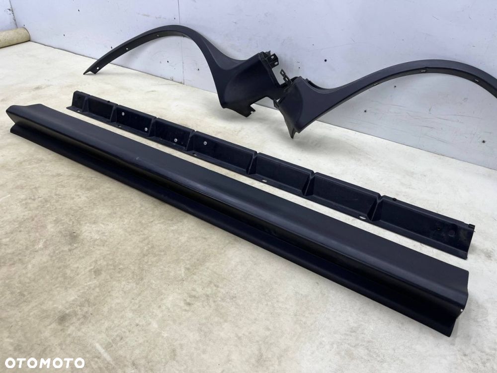 Nakładka progu BMW X5 I E53 99-06r. PRAWA listwa progowa nakładka błotnika ślizg mocowanie KOMPLET - 5