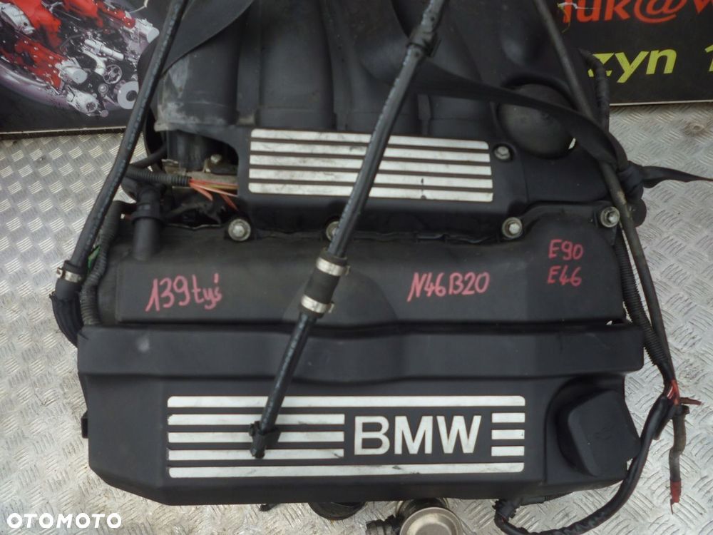 SILNIK KOMPLETNY BMW E46 318CI 2.0B N46B20 139 TYS - 2