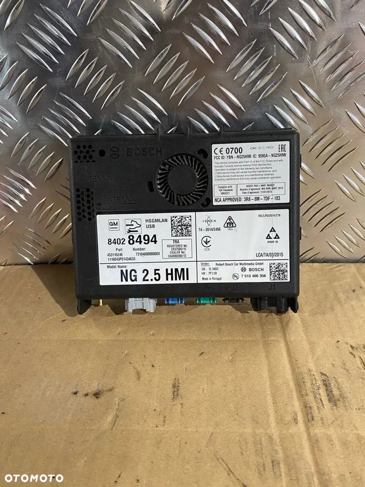 OPEL ASTRA K STEROWNIK MODUŁ NAWIGACJI 84028494 - 1