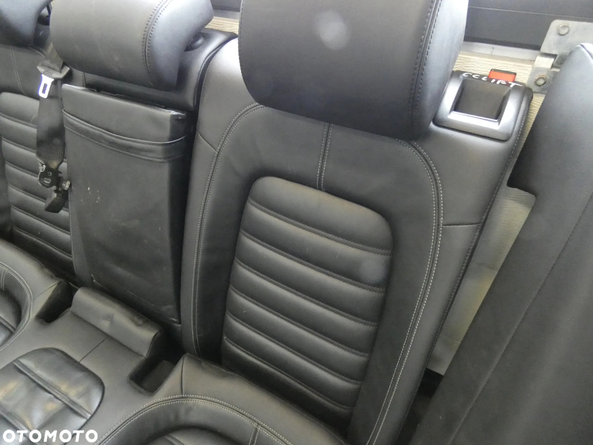 VW PASSAT CC LIFT GRZANE FOTELE PRZÓD TYŁ KANAPA KOMPLET CZARNA SKÓRA GORLICE - 17