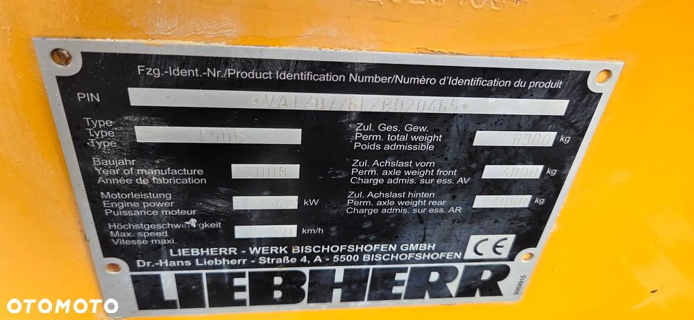 Liebherr <<Liebherr L506,szczęka+widły,2008r,z Niemiec!serwisowany>> - 10