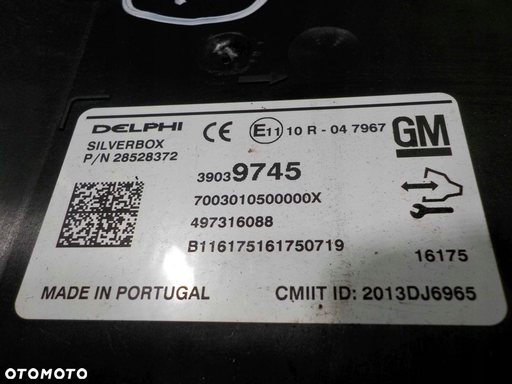 OPEL INSIGNIA A LIFT 16r wzmacniacz radia 39039745 497316088 - 6