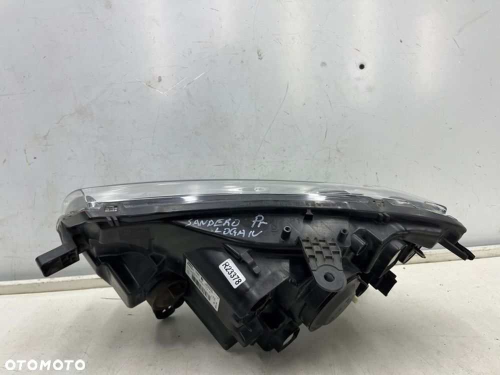Lampa reflektor Dacia Sandero 2 II Lift Logan 2 II 12-16r. prawa przednia zwykła Europa 260107615r - 13