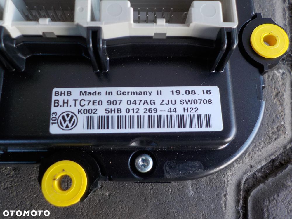 VW T6 PANEL OGRZEWANIA NAWIEWU KLIMATYZACJI 7E0907047AG - 2