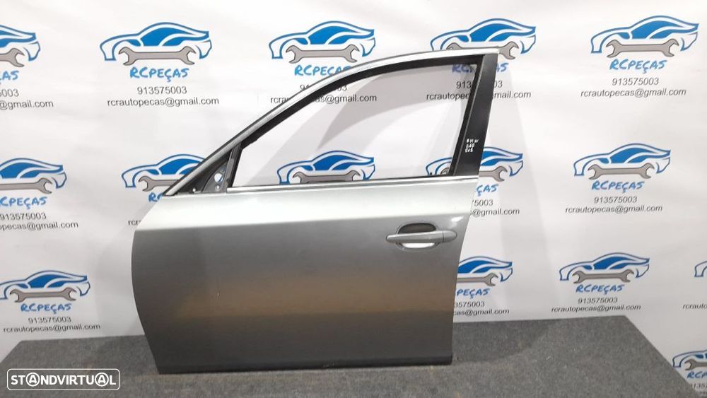 PORTA PORTAS FRENTE FRONTAL ESQUERDA BMW 41517202339 7202339 BMW SERIE 5 E60 E61 FECHO ELEVADOR MOTOR PUXADOR VIDRO - 1