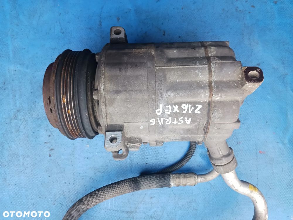 Pompa sprężarka Opel Astra H Meriva B Corsa D Zafira B1.6 z16XEP 24421019 Z16XE SA sanden kompresor klimy klimatyzacji przewód przewody - 5
