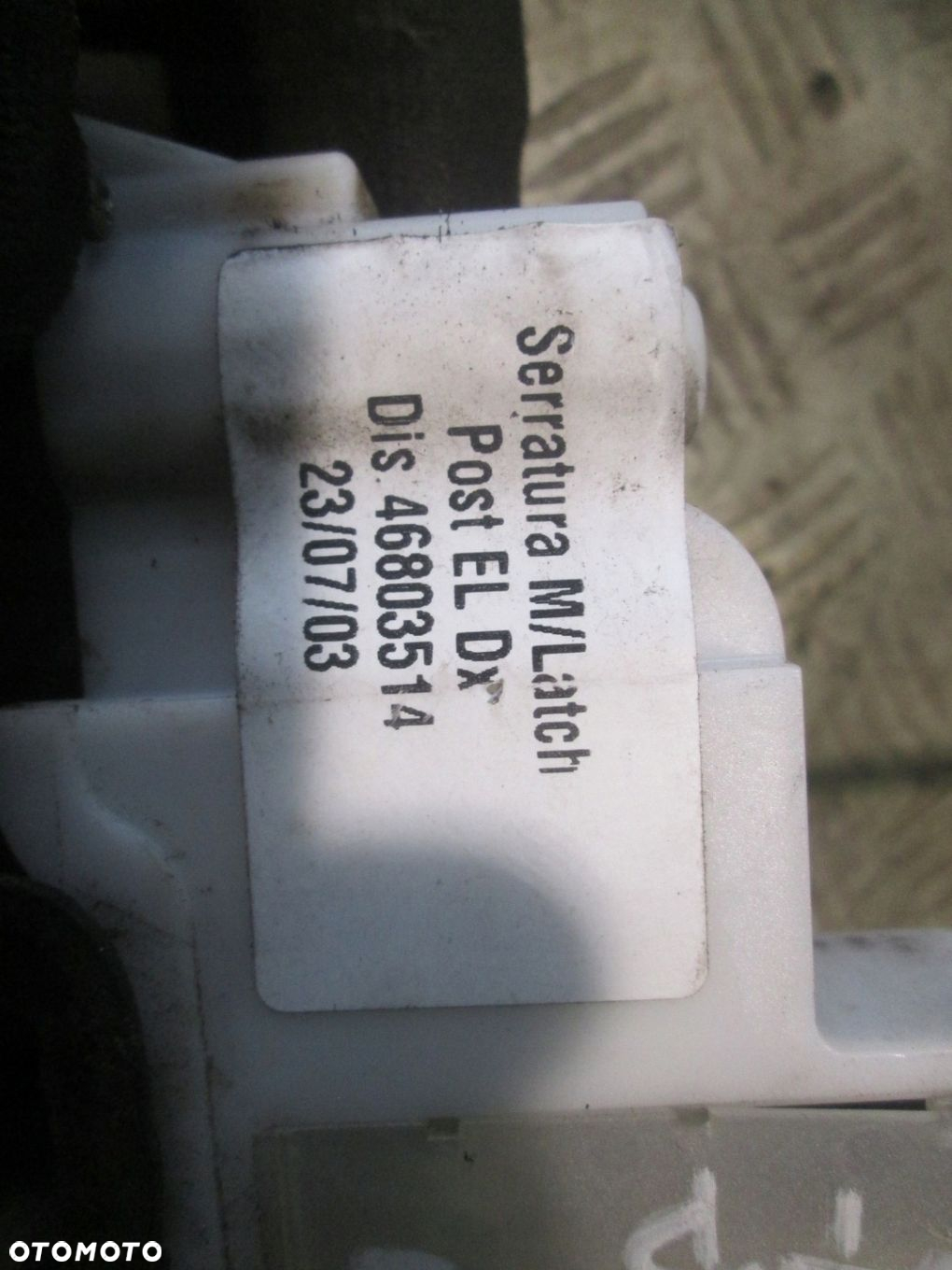 ZAMEK DRZWI PRAWY TYŁ FIAT PANDA II 03-12r - 4