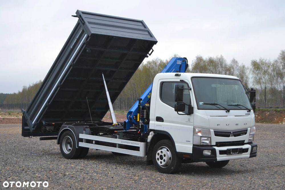FUSO Mitsubishi Canter 9C18 Nowy Żuraw HDS HYVA HB 60E1 Nowy 3-stronny WYWROT Kiper Wywrotka - 4