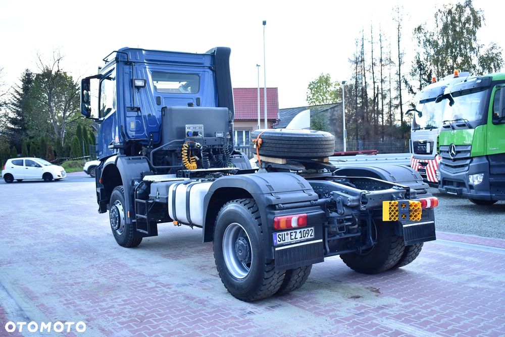 Mercedes-Benz Arocs 2042 Rama do zabudowy 4.50m. /PTO/ 4x4 / Resor/ Reduktor/ Przedni most !/ Wywrotka/ Kipper/ Kiper / Pod odśnieżanie / Akcja zima / HDS/ Kran/ Crane/  Palfinger/ Hiab/ Fassi / Effer / PM/ Energetyka / Specjalny/ Sprowadzony z Niemiec - 9