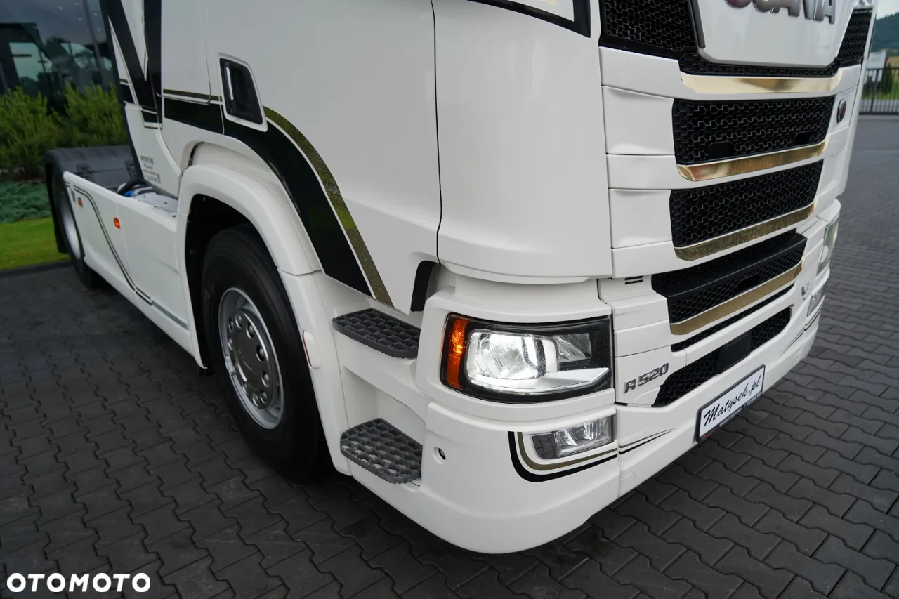 Scania R 520 / V8 / HYDRAULIKA / RETARDER / KLIMA POSTOJOWA  / CAŁA NA PODUSZKACH  / OPONY 100% /  PO KONTRAKCIE SERWISOWYM / SPROWADZONY - 9