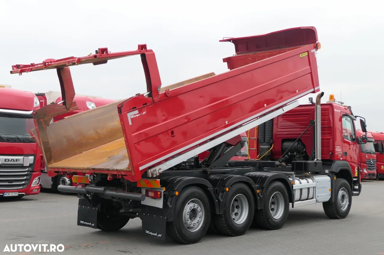 Volvo FMX 450 / 8x4 / 2 PAGINI. CAMION BASCULANTE / TRIDEM / AXIE DE DIRECȚIE LIFTARE / BORDMATIC / HYDROCLAP / 2016 - 4