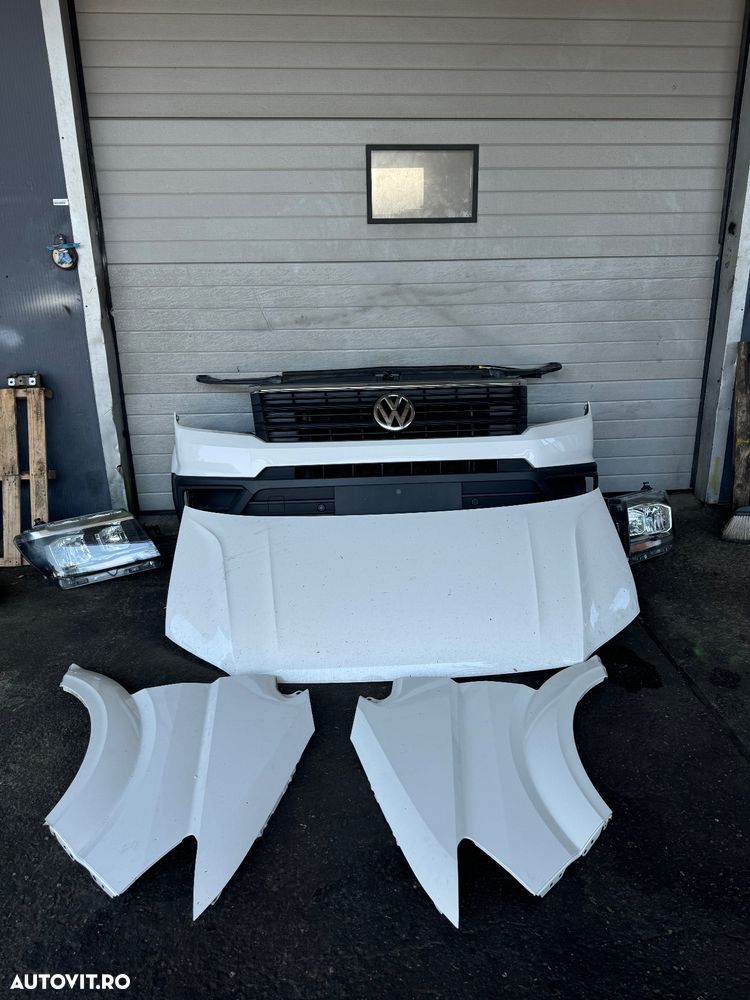 Tragar trager complet bară față capotă far faruri vw Crafter 2017 2018 2019 2020 2021 2N0 radiatoare armătură game ventilator suport radiatoare brosca … - 1