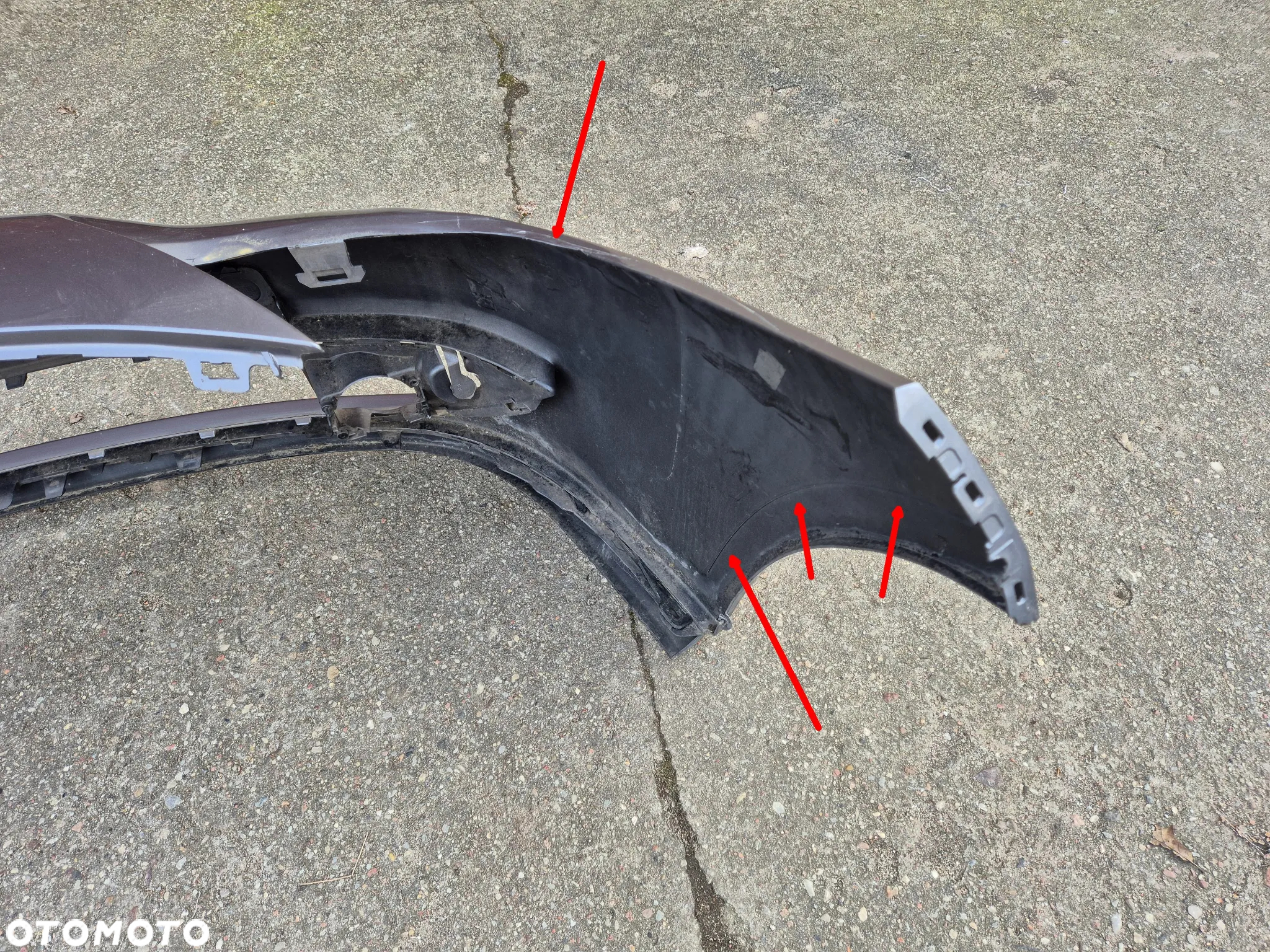 Renault Fluence 09-zderzak przedni spoiler hokej - 5