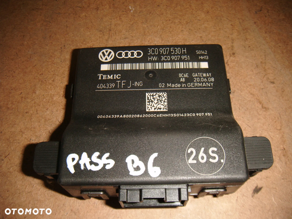 vw passat b6 moduł- sterownik geteway 3c0907530h