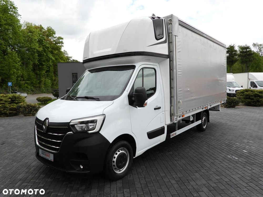 Renault MASTER  PLANDEKA 10 PALET WEBASTO TEMPOMAT LEDY PNEUMATYKA KLIMATYZACJA  165KM - 19