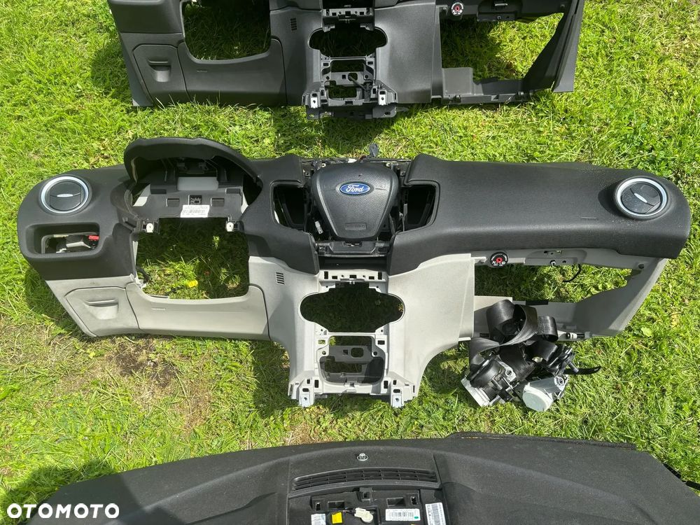 Ford Fiesta MK7 Lift 13r- oryginał komplet deska konsola airbag zderzak maska pas błotnik lampy - 5