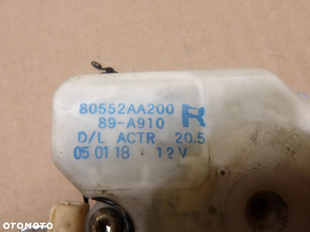 NISSAN X-TRAIL T30 00-07r. ZAMEK DRZWI PRAWY LEWY PRZÓD TYŁ 80552AA200 - 5