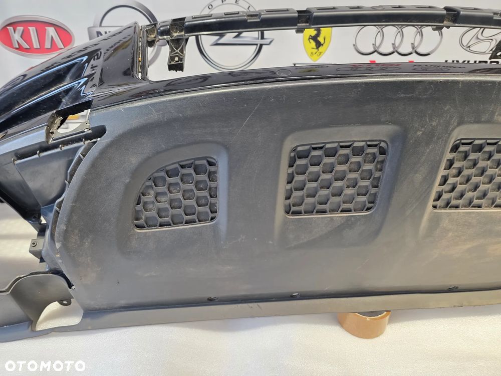 VW TOUAREG 7L6 LIFT 07-10 ŁADNY ZDERZAK PRZEDNI PRZÓD NA SPRYSKI + 6xPDC KOLOR CZARNY METALIK + KRATKI + OSŁONA POD ZDERZAK NR 7L6807221 NR AUKCJI NZ1897 - 27