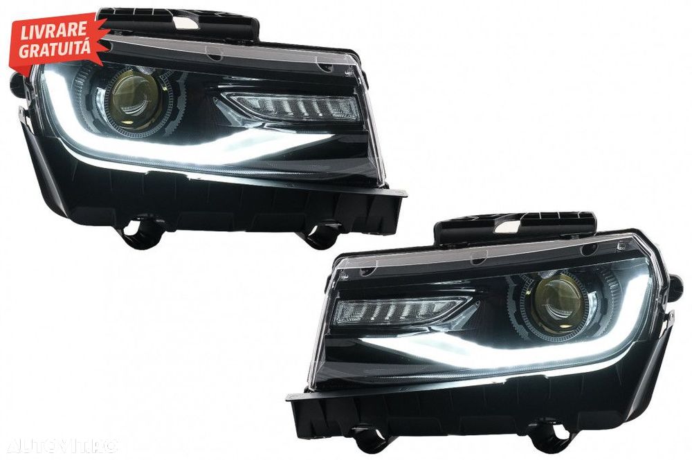 Faruri LED DRL Chevrolet Camaro (2014-2015) cu Semnal Dinamic Conversi - 6
