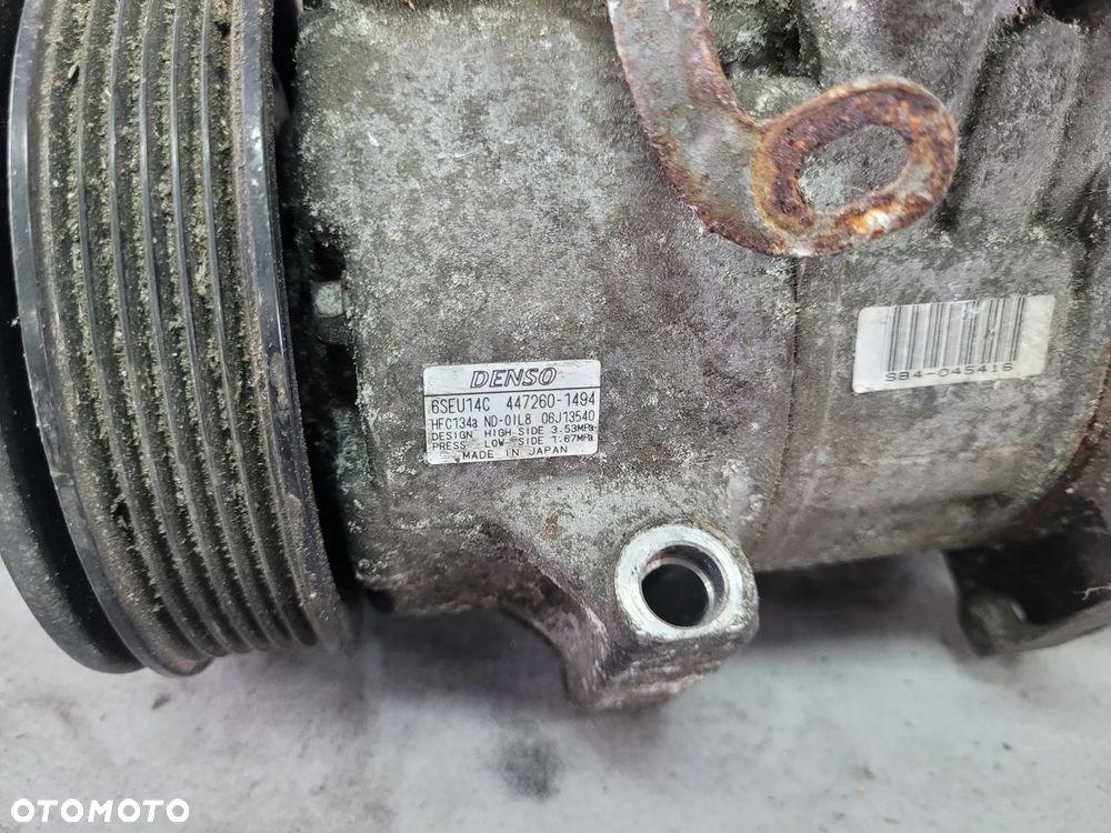 Sprężarka kompresor klimatyzacji Toyota Auris Corolla E15 1,6 1,8 VVTI 447260-1494 447260-1495 - 8