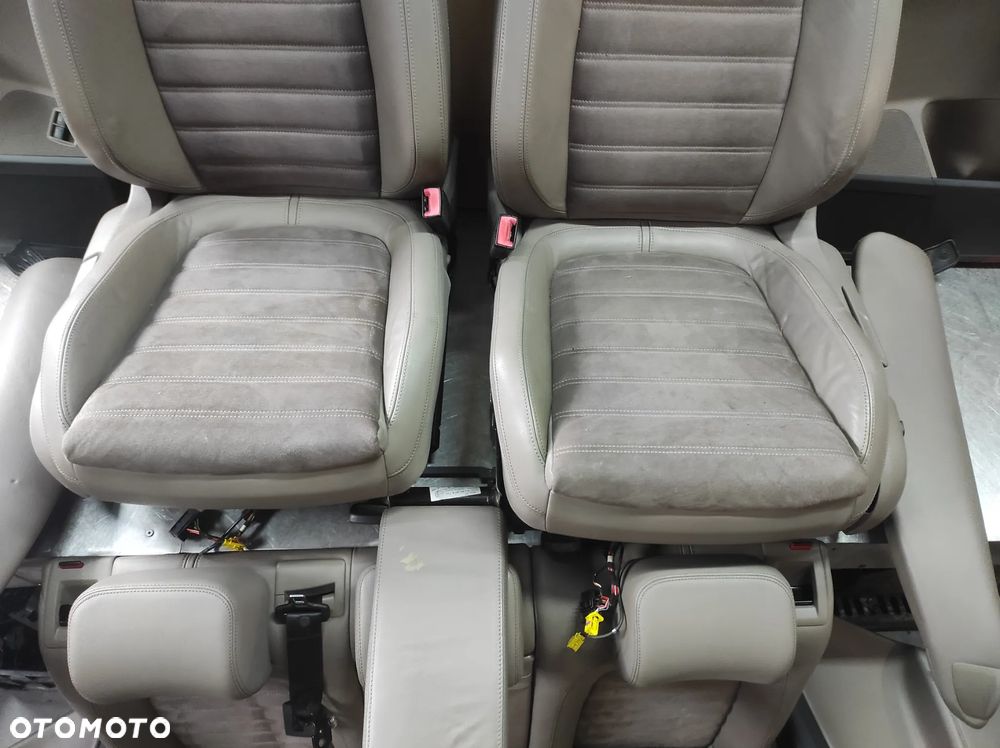 VW PASSAT B6 KOMBI SKÓRA JASNA LATTE IDEALNA FOTELE SKÓRZANE TAPICERKA SIEDZENIA KOMPLET BOCZKI KANAPA PODŁOKITNIK FOTEL OPARCIE KIEROWCY ELEKTRYCZNY PODGRZEWANE GRZANE EUROPA WYSYŁKA !!! - 4