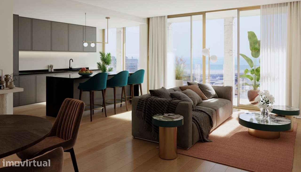 Golden View Metropolitan: apartamento T2 à venda em Matosinhos Sul - Grande imagem: 2/12