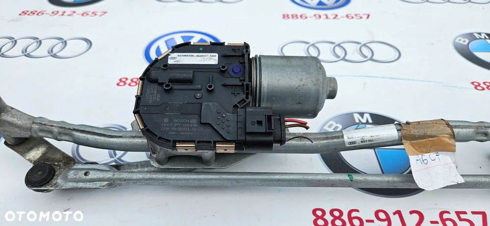 Audi A6 C7 4G Mechanizm wycieraczek przód Silniczek wycieraczek 4G1955119 - 3