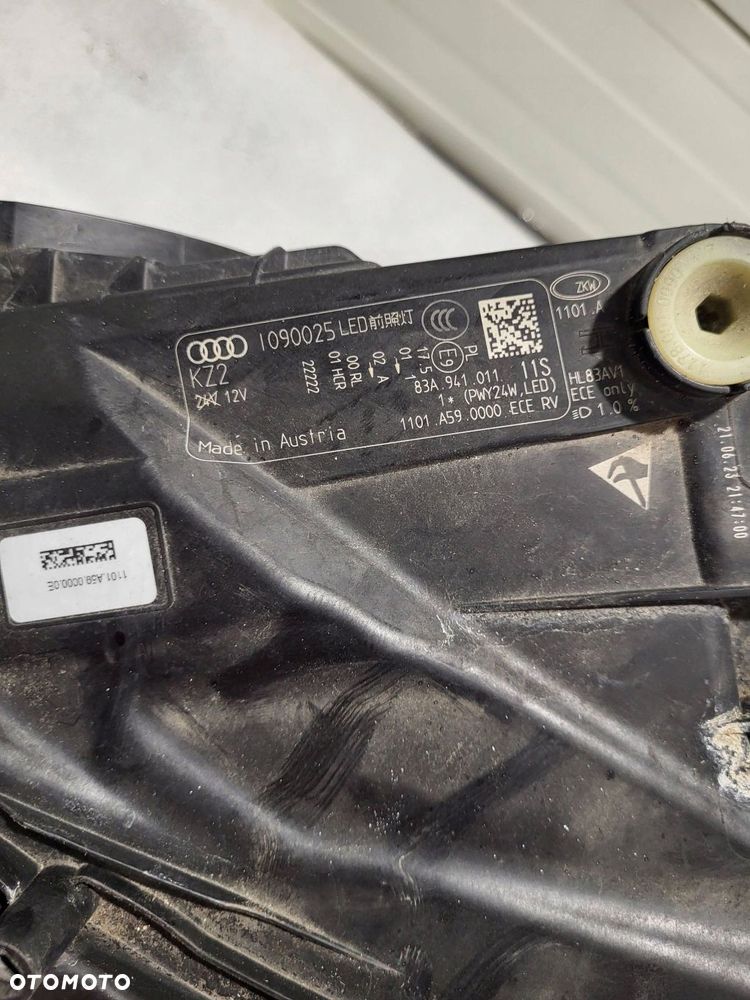 audi q3 83a biedny led przód strona lewa 83a941011 - 5