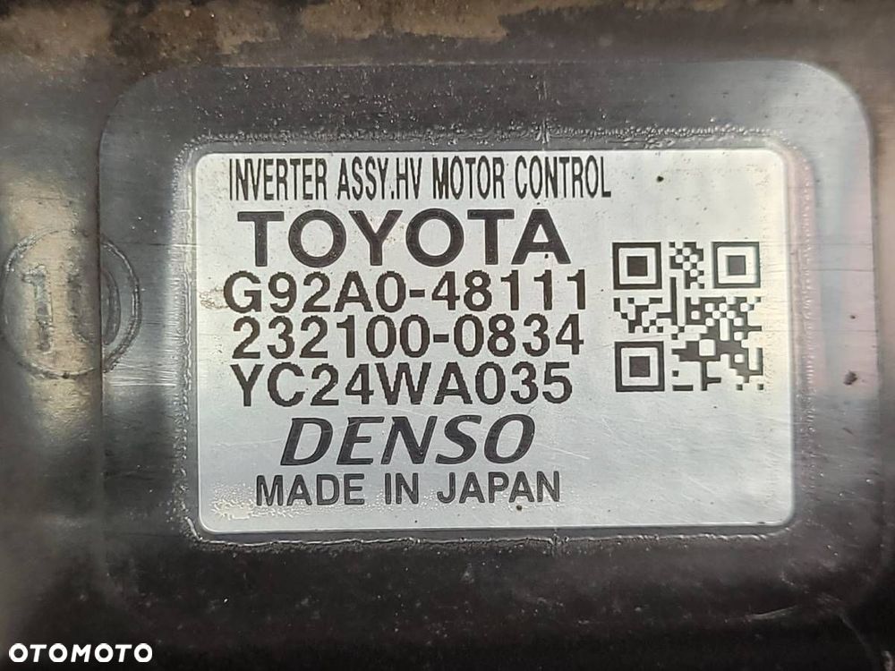 INWERTER KONWERTER FALOWNIK LEXUS RX 450H III G9270-48031 G92A0-48111 - 9
