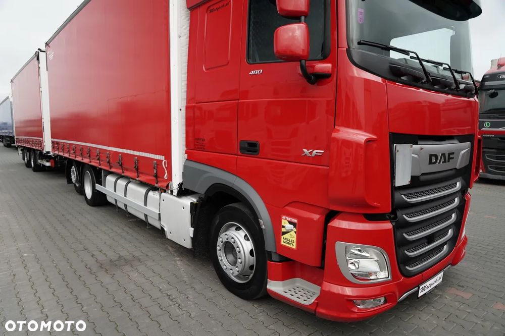 DAF XF 480 / ZESTAW TANDEM / 120 M3 / PRZEJAZDOWY / 6x2 / OŚ PODNOSZONA / WIELTON / SAF 2021 R - 5