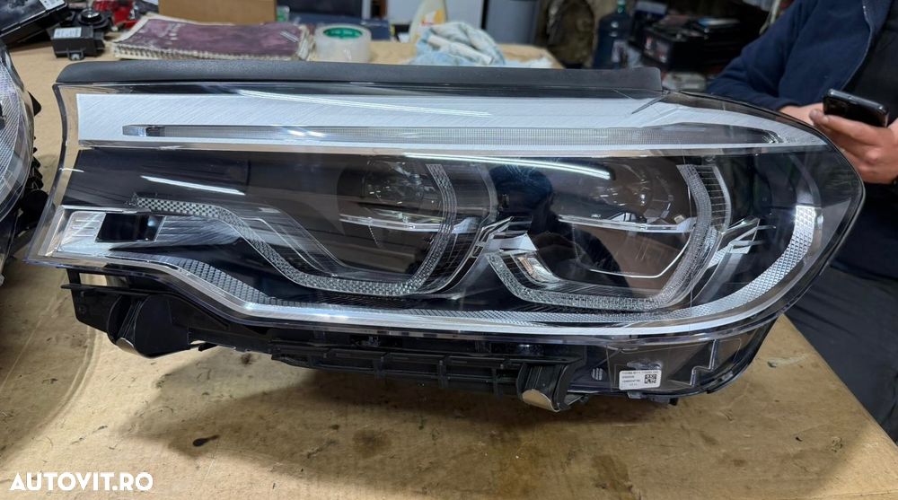 Far stanga full led adaptive BMW G30, G31 an 2017-2023 stare perfecta cod 7214961 - 3