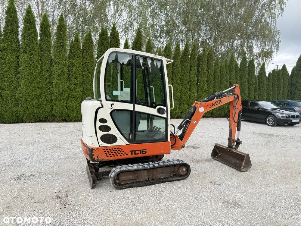 TEREX TC 16 MINIKOPARKA / ORYGINAŁ / Z NIEMIEC / SZYBKOZŁĄCZE / koparka schaeff jcb kubota hitachi yanmar bobcat zx 19 e17 KX018 PC 18 SV 18 20 czesci hydraulika - 7