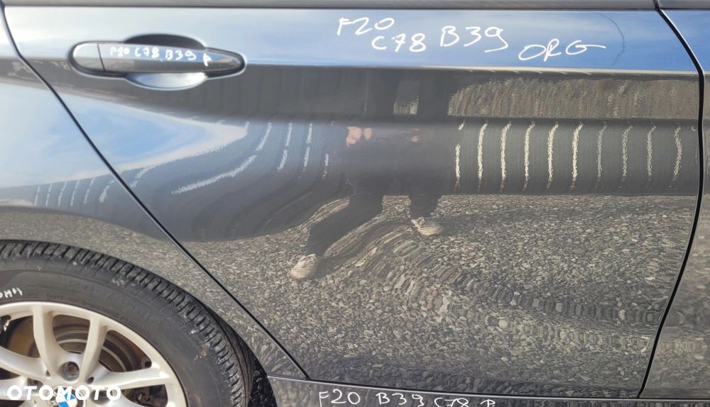 DRZWI PRAWY TYŁ TYLNE BMW F20 B39 MINERALGRAU ORYGINALNY LAKIER C78 - 1