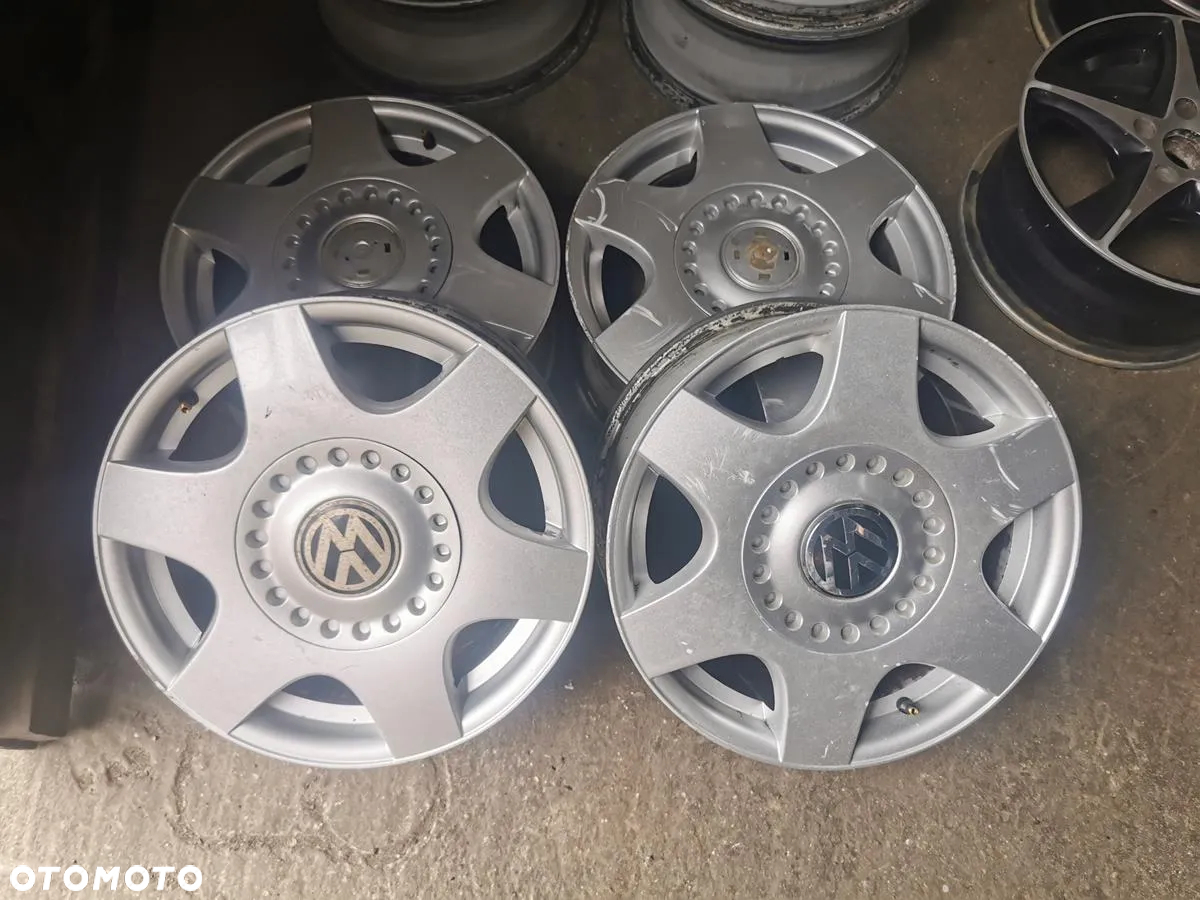 ALU FELGI 5X100 R16 ET42 6.5J 1C0601025A ORG! VW SEAT SKODA AUDI - 3