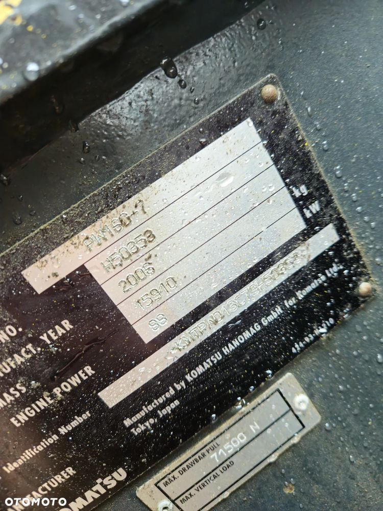 Komatsu PW 160 - 16