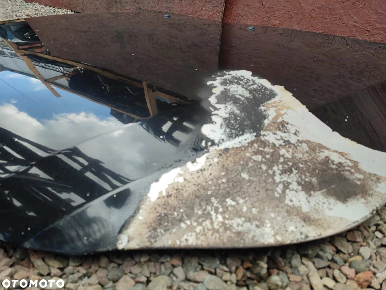 BMW E60 / E60 LCI / E61 / E61 LCI. ORYGINALNA MASKA PRZEDNIA / POKRYWA SILNIKA O NR: 7 111 385 OEM. DO LAKIEROWANIA. - 3