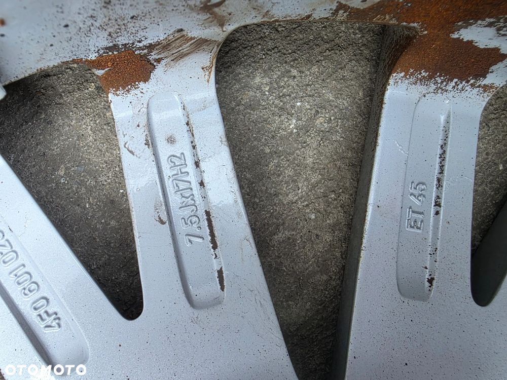FELGA ALUMINIOWA VW SEAT SKODA AUDI 7.5J R17 ET45 4F0601025AK S15/26 - 9