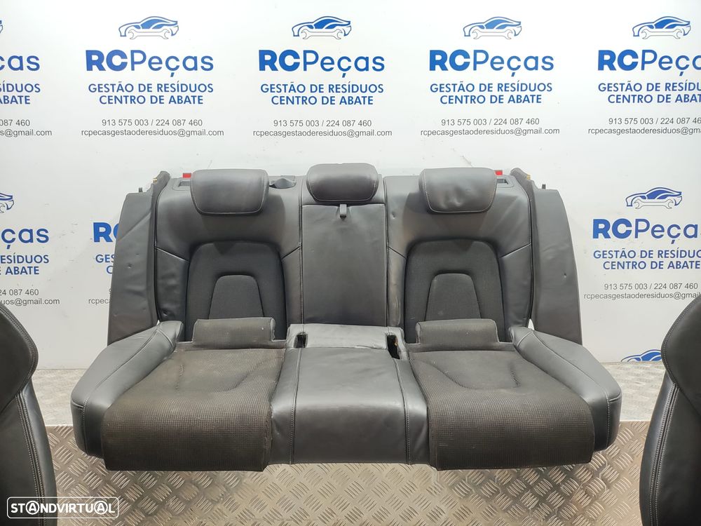 Conjunto Bancos Originais Pele E Tecido Audi A4 B8 S-Line Carro 5 Portas - 6