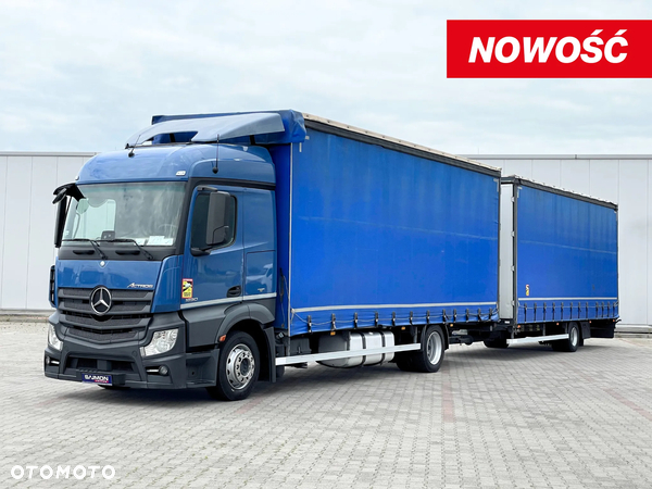 Mercedes-Benz ACTROS 1830 / ZESTAW TANDEM 120 M3 / PRZEJAZDOWY / 7,75 M + 7,75 M / SALON PL