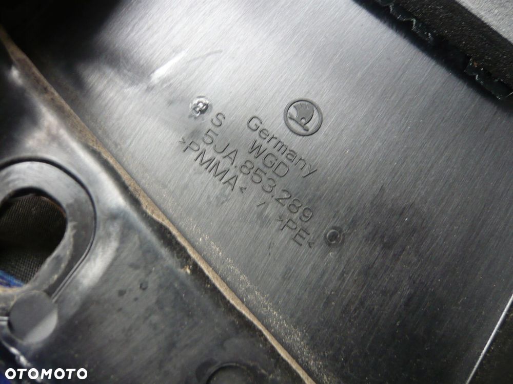 listwa nakładka słupka lewa 5ja853289 skoda rapid - 2