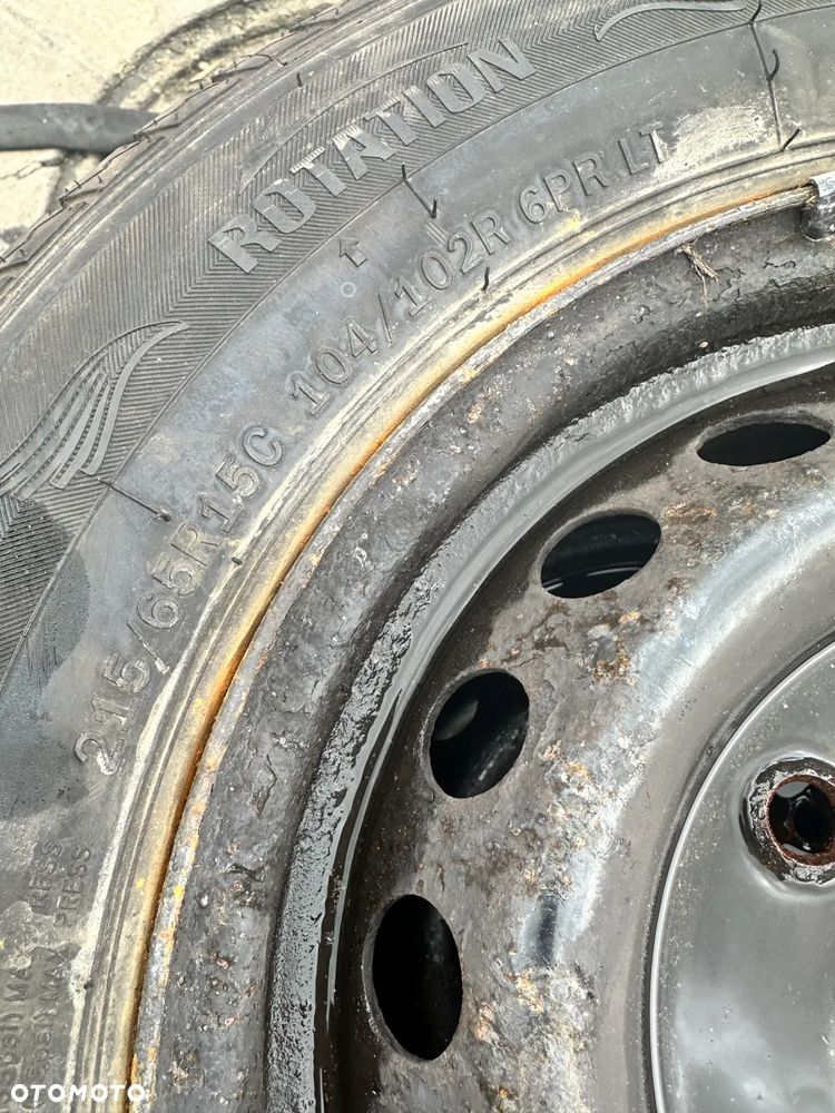 Felgi Stalowe Ford Transit Custom 5x160 6,6JX15 BK21-1007-AA Komplet demontaż - 3