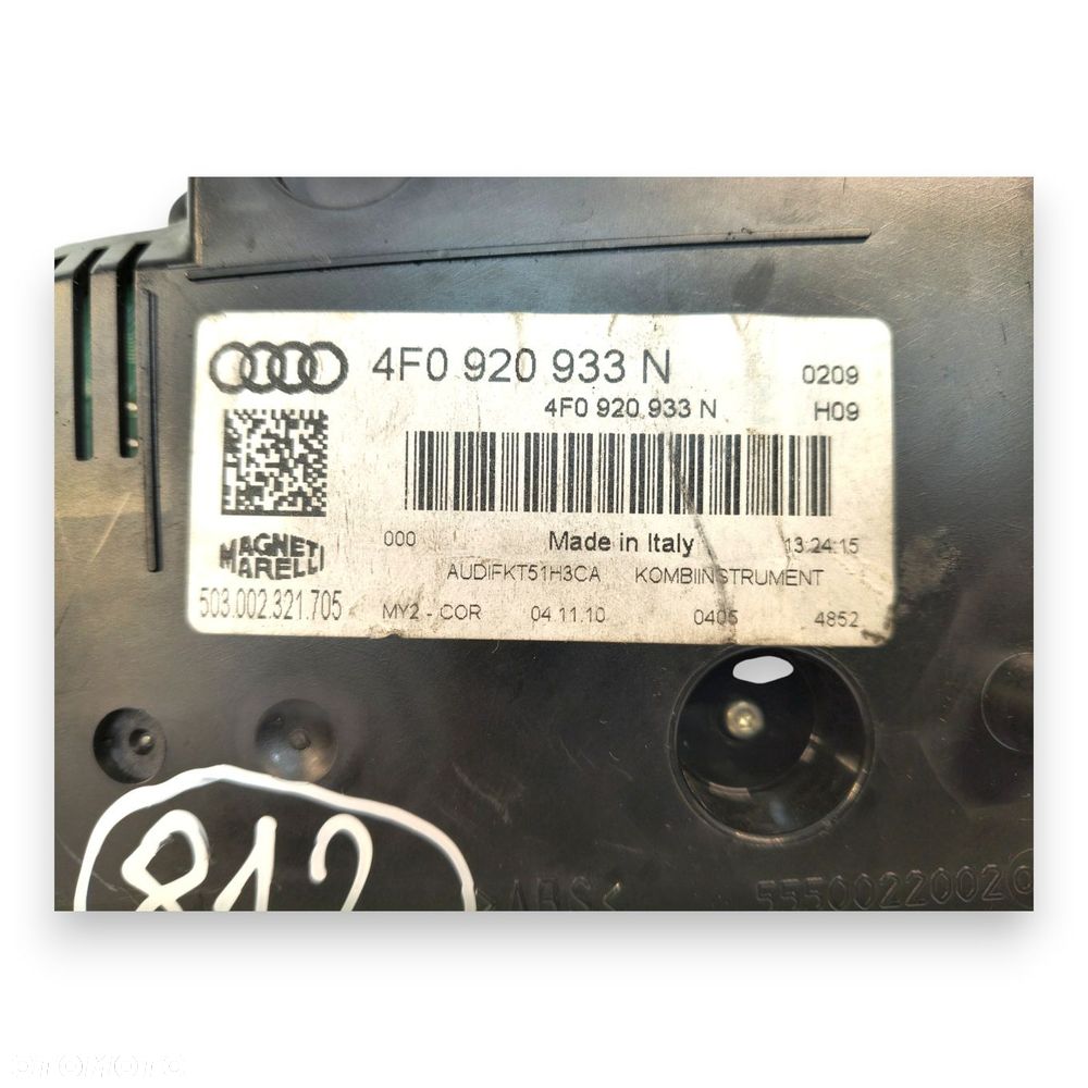 LICZNIK ZEGARY 4F0920933N Audi A6 C6 Lift 2.0 3.0 TFSI 2.8 FSI 227 296km - 2