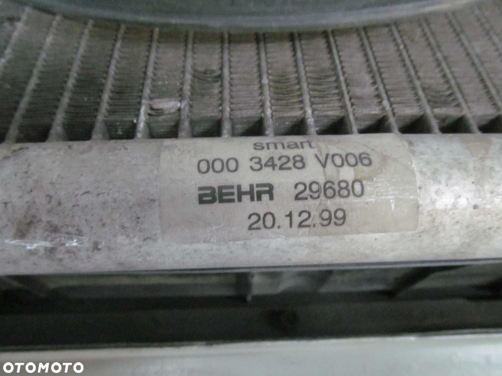 SMART FORTWO 450 WZMOCNIENIE CHLODNICA PAS KPL 98-02 - 7