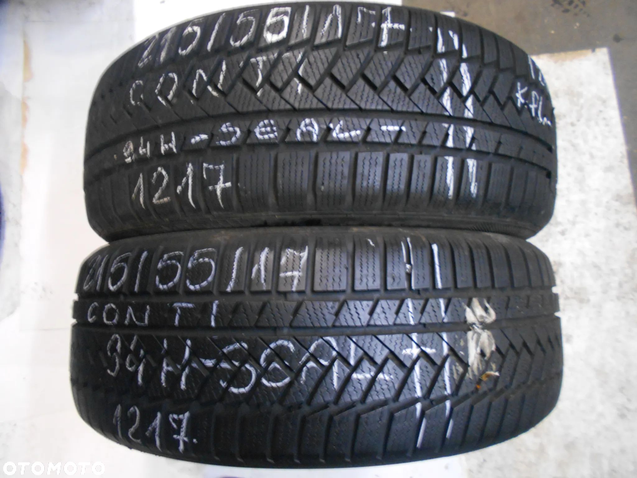 OPONY 215/55R17 CONTINENTAL WINTER CONTACT TS 850P SEAL DOT 1217 7MM - 1