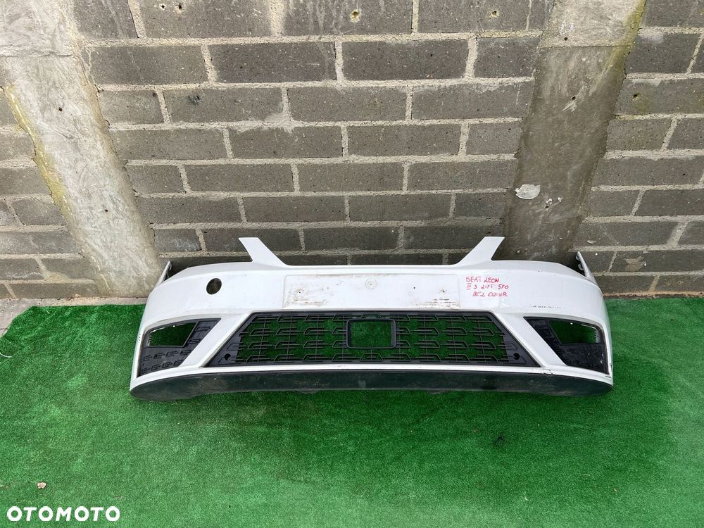 SEAT LEON III 3 5F0 LIFT BEZ DZIUR ZDERZAK PRZEDNI - 6