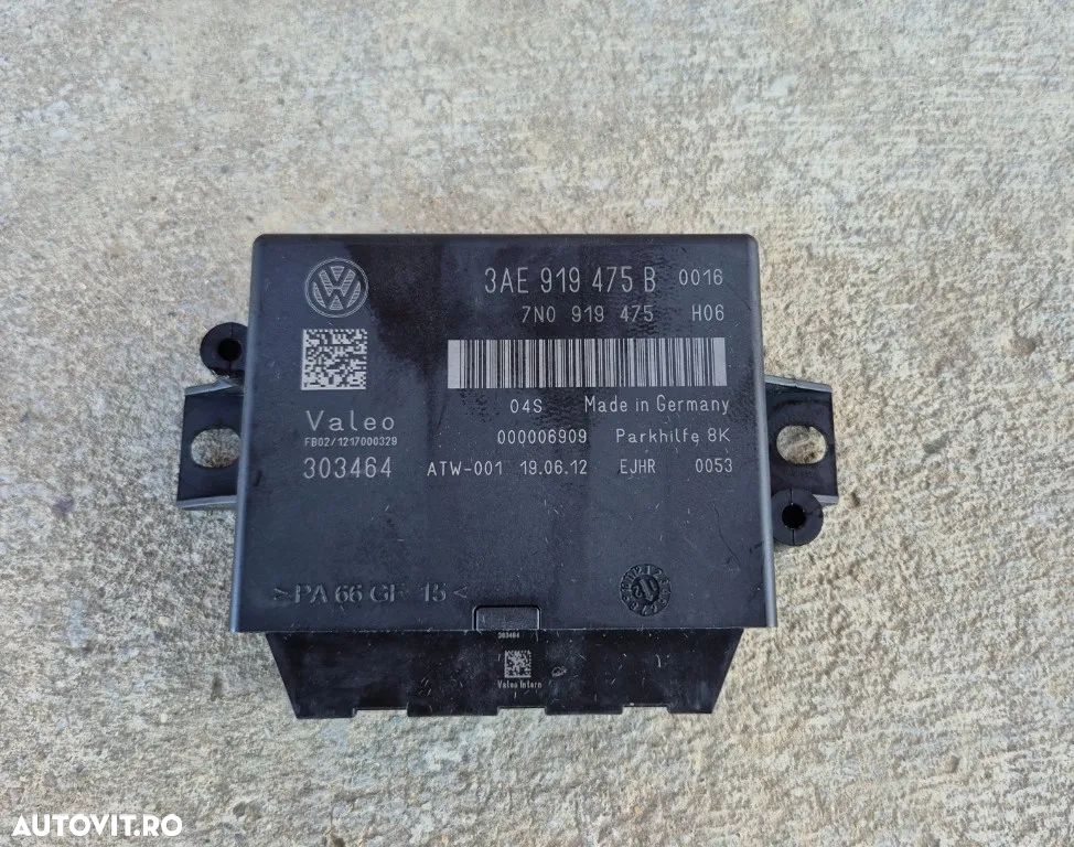 Modul senzori parcare VW PASSAT B7 / CC / Skoda Superbcod 7N0919475 - 1