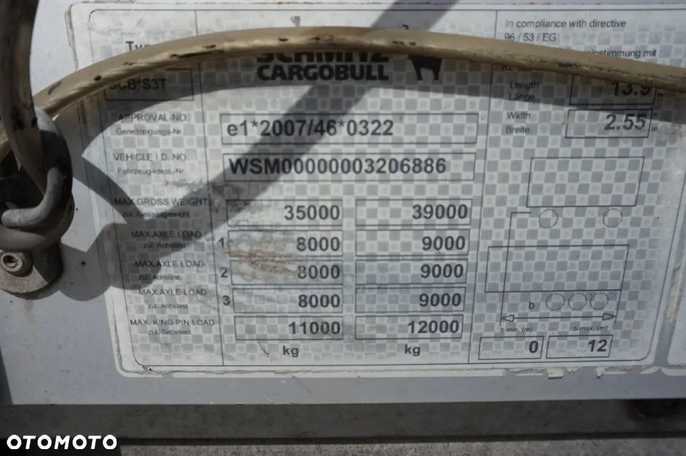 Schmitz Cargobull FIRANA MEGA 435/50 R 19,5 * 2014 * - 20