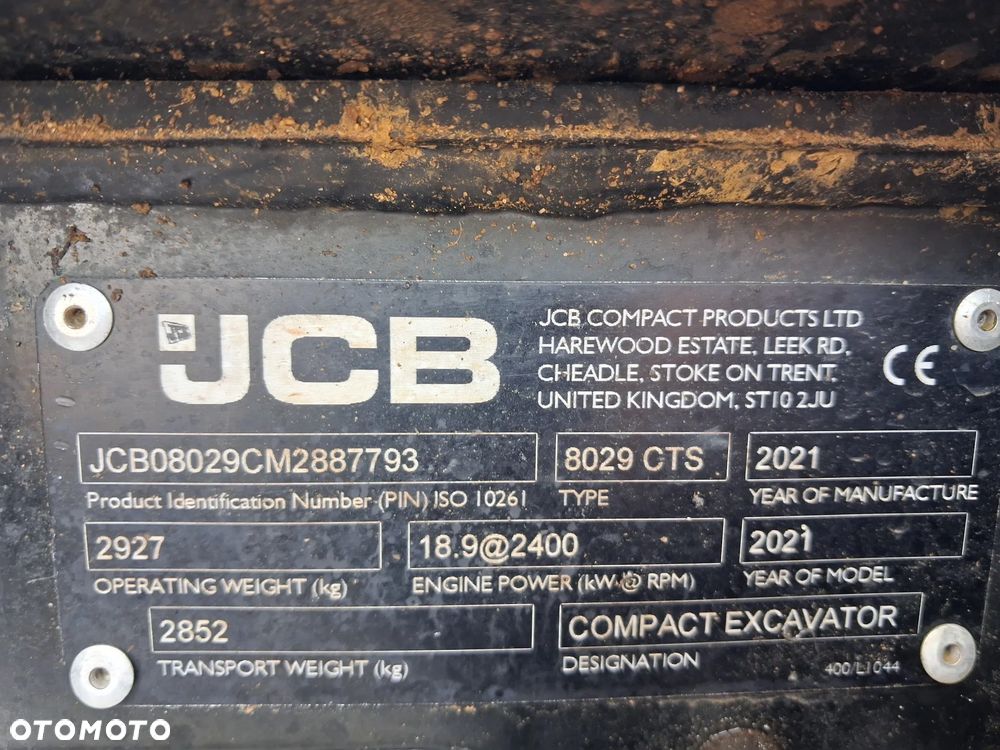JCB 8029 CTS / 8026 - 15